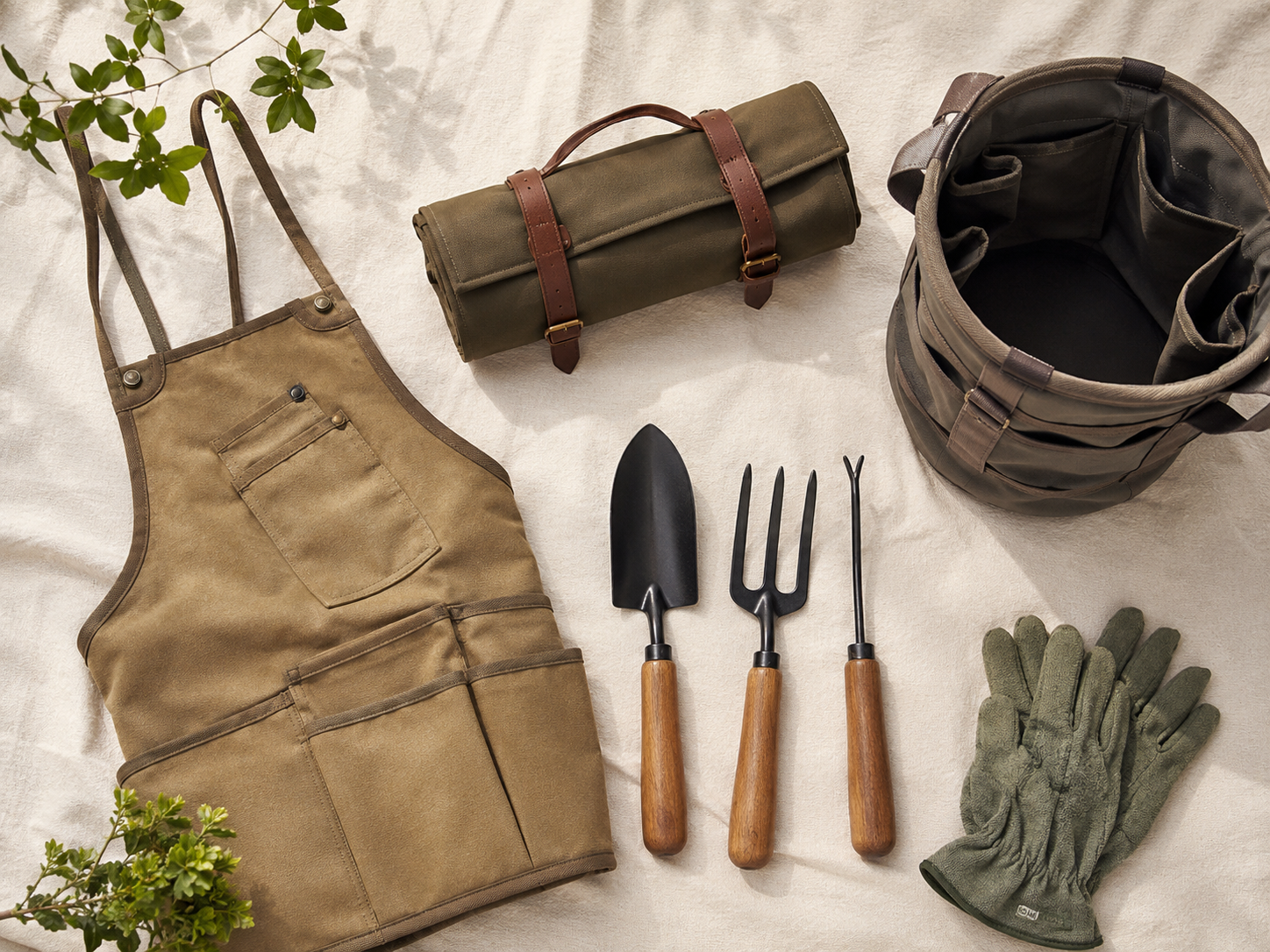 Garden Tidy & Carry Kit — Organise tools and carry them to the plot.