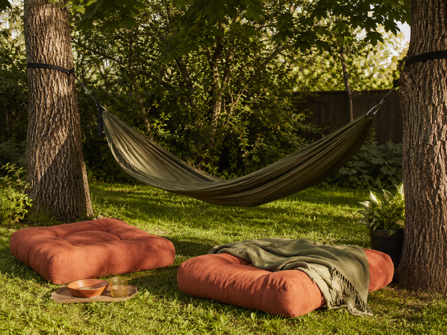 Outdoor Lounge Bundle — Slow, easy afternoons in the backyard.